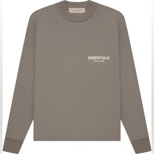 Essentials Long Sleeve T-Shirt - Desert Taupe